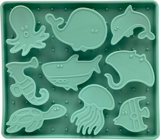 Sea creatures Lick and Treat Snuffle mat .