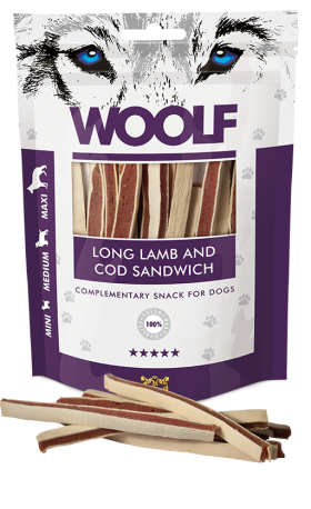 Long Lamb and Cod Woolf Treats