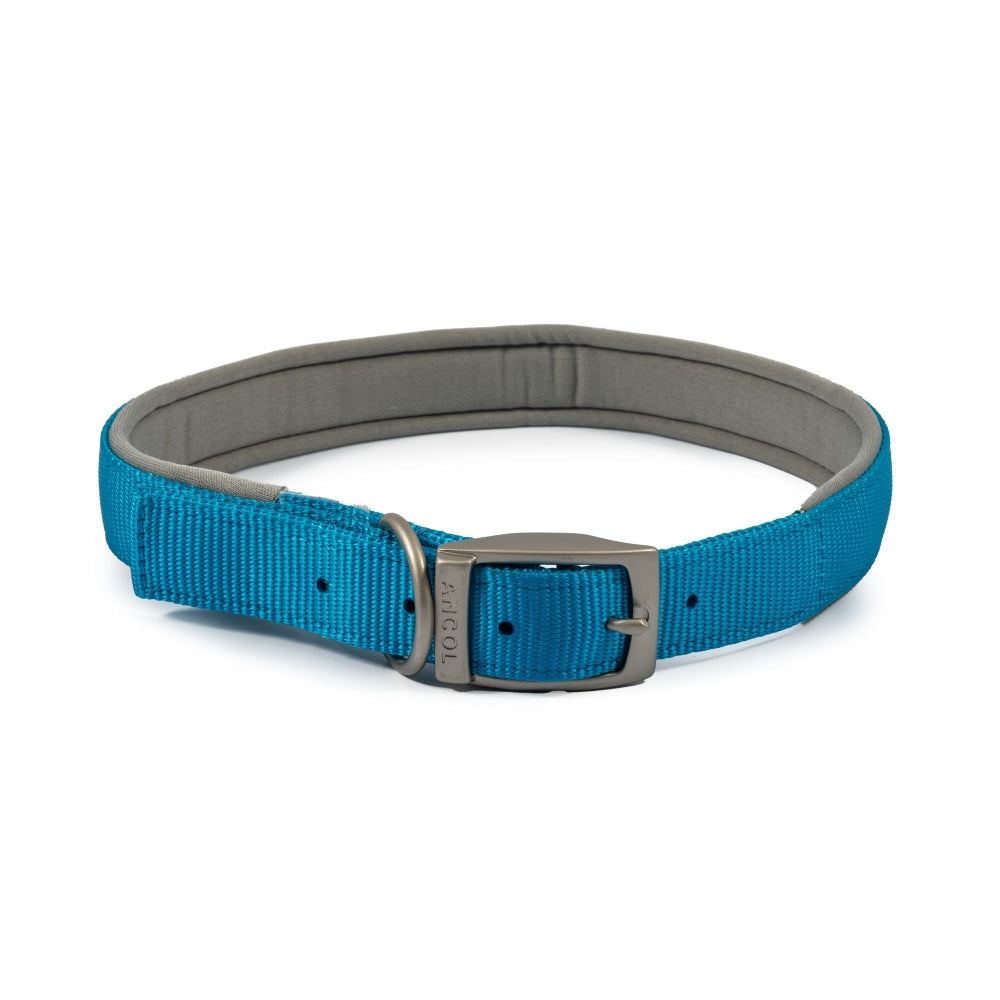 Ancol Blue Padded Collar Neck 39-48Cm
