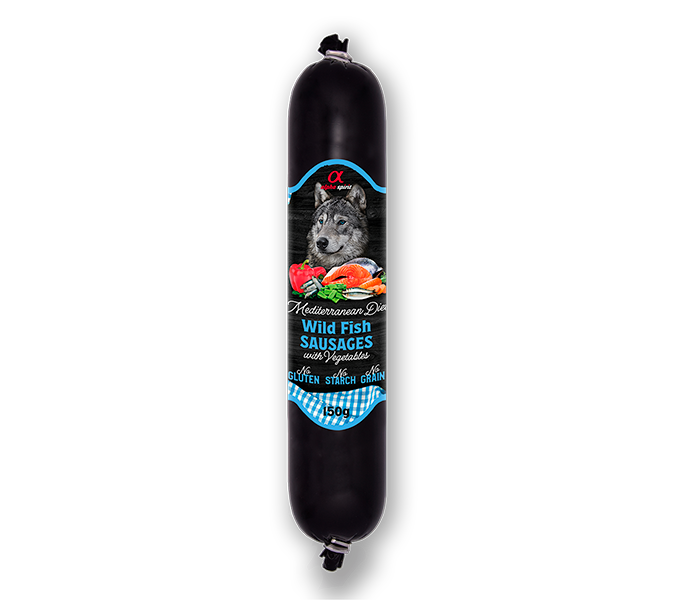 Alpha Spirit Wild Fish Sausage/Chub with Vegetables