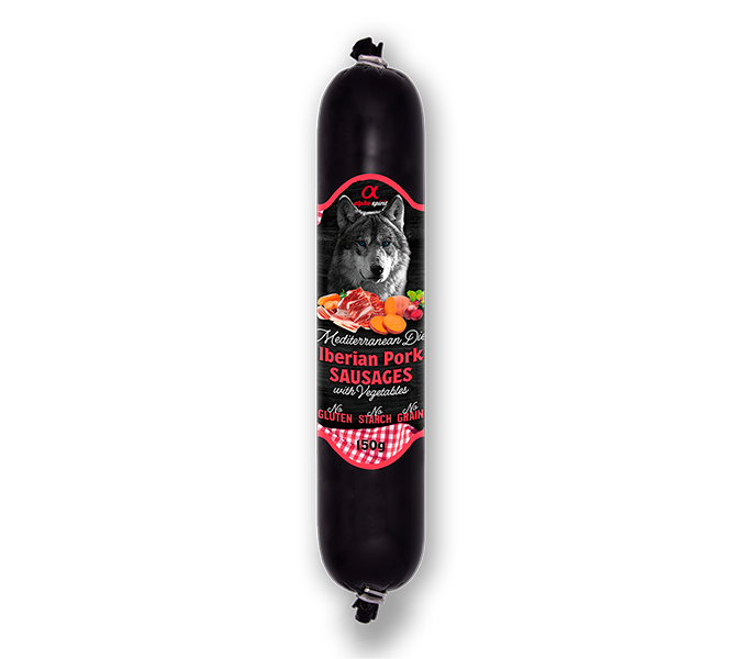 Alpha Spirit Iberian Pork Sausage/Chub with Vegetables