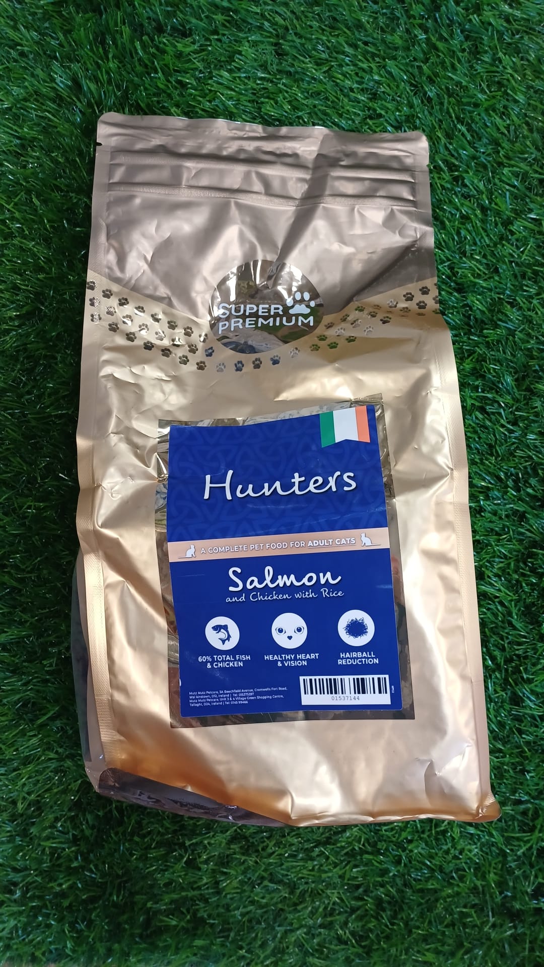 Hunters Cat Salmon with Rice Dry Food