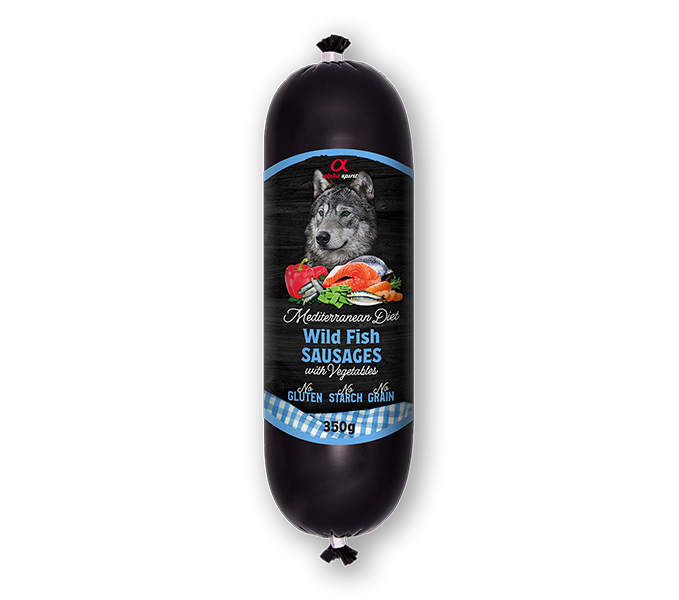 Alpha Spirit Wild Fish Sausage/Chub with Vegetables