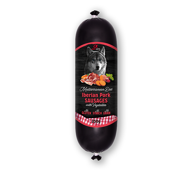 Alpha Spirit Iberian Pork Sausage/Chub with Vegetables