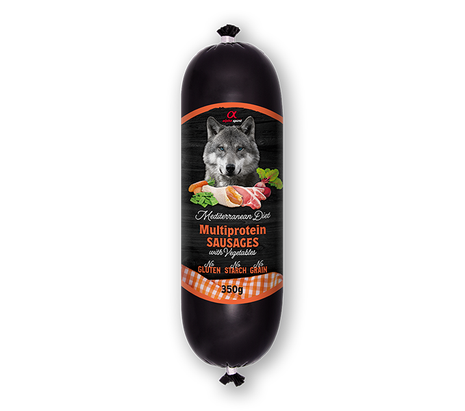 Alpha Spirit Multi Protein Sausage/Chub with Vegetables