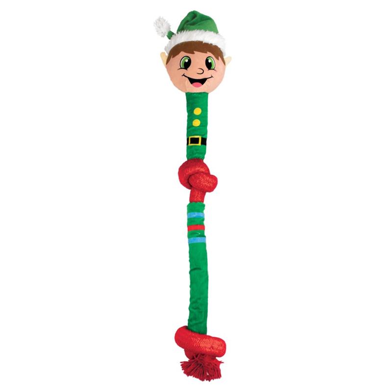 KONG Holiday Occasions Rope Elf Large Dog Toy