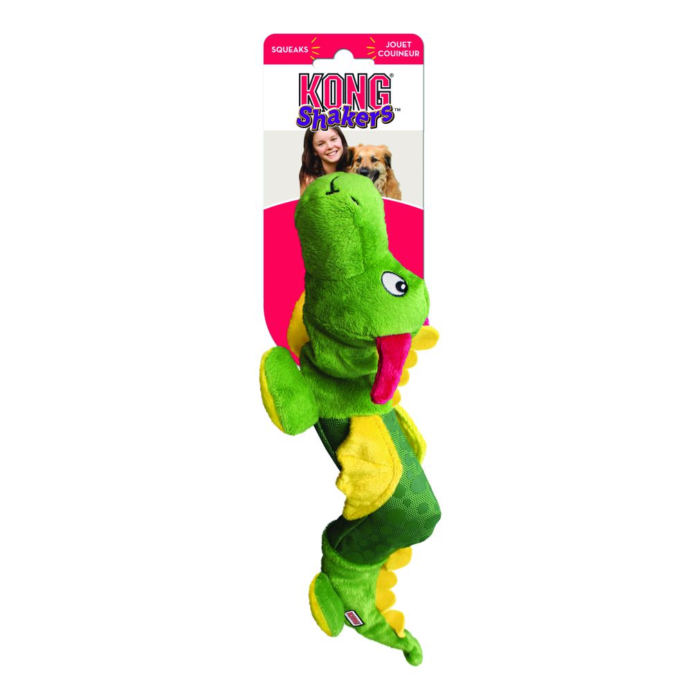 Kong Shakers Squeaky Dragon Dog Toy