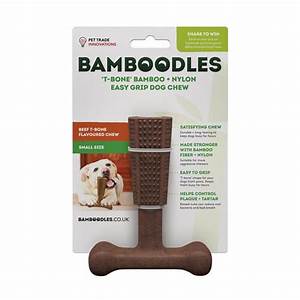 Bamboodles T-BONE Easy Grip Beef Chew Small
