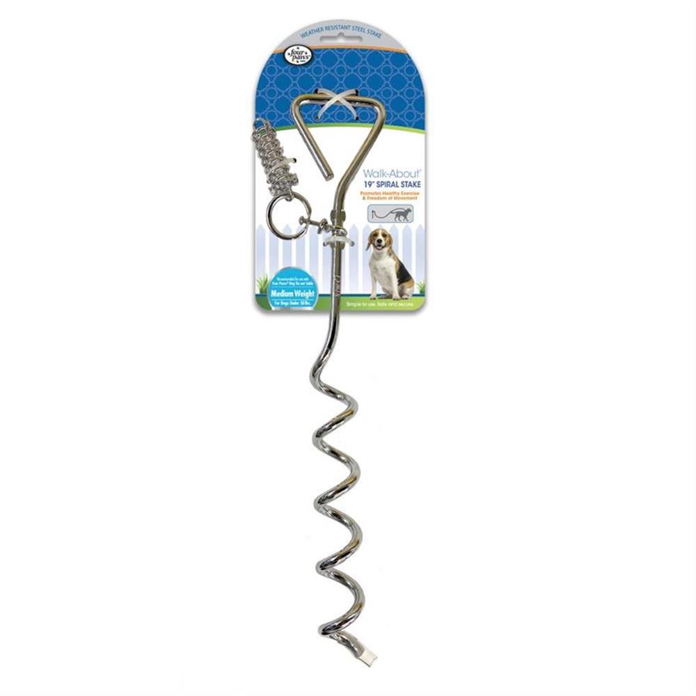 Spiral stake 19"