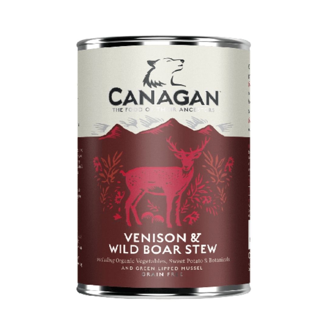 Vension & Wild Boar Stew - Canagan Complete Wet Food - Grain Free 400g