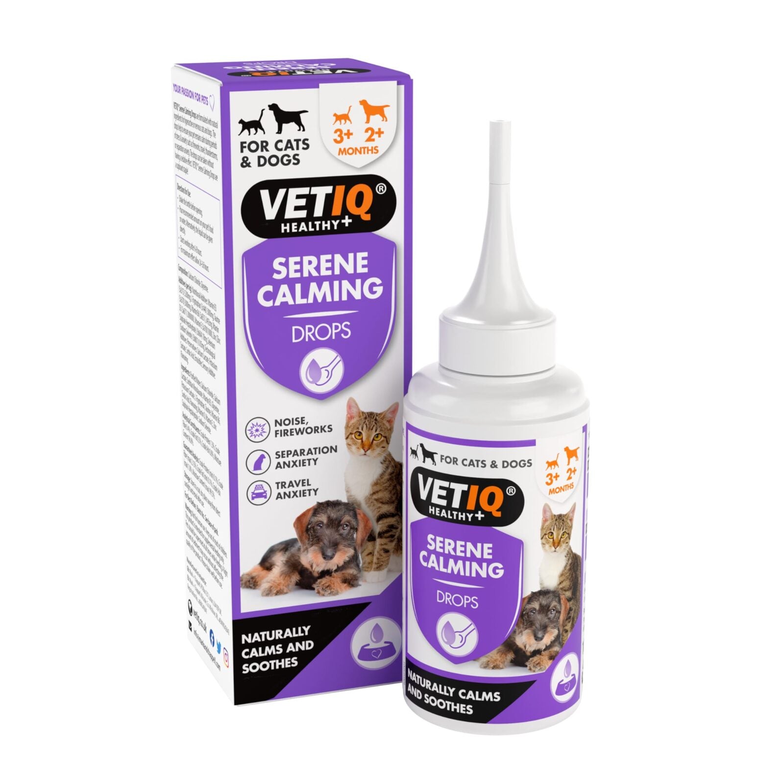 VETIQ Healthy+ Serene Calming Drops