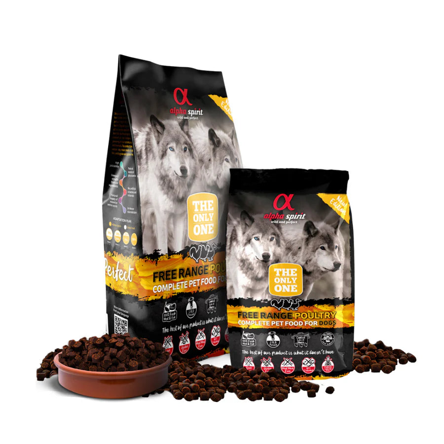 Alpha Spirit Cold Pressed Poultry dog food