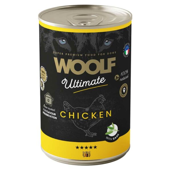 Woolf Chicken Canned Wet Dog Food