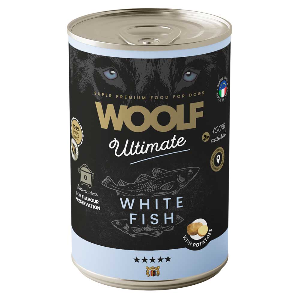 Woolf White Fish Canned Wet Dog Food