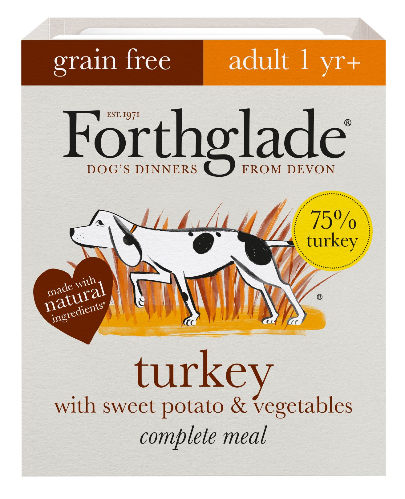 Forthglade - Turkey with Sweet Potato & Vegetables - Grain Free - 395g