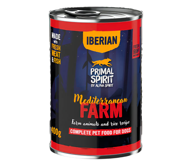 Mediterranean Farm Primal Spirit Canned Dog Wet Food