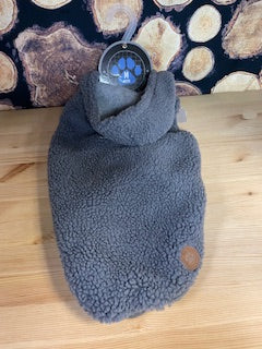 Ancol Teddy Sherpa Fleece Dog Hoodie - Medium 40Cm