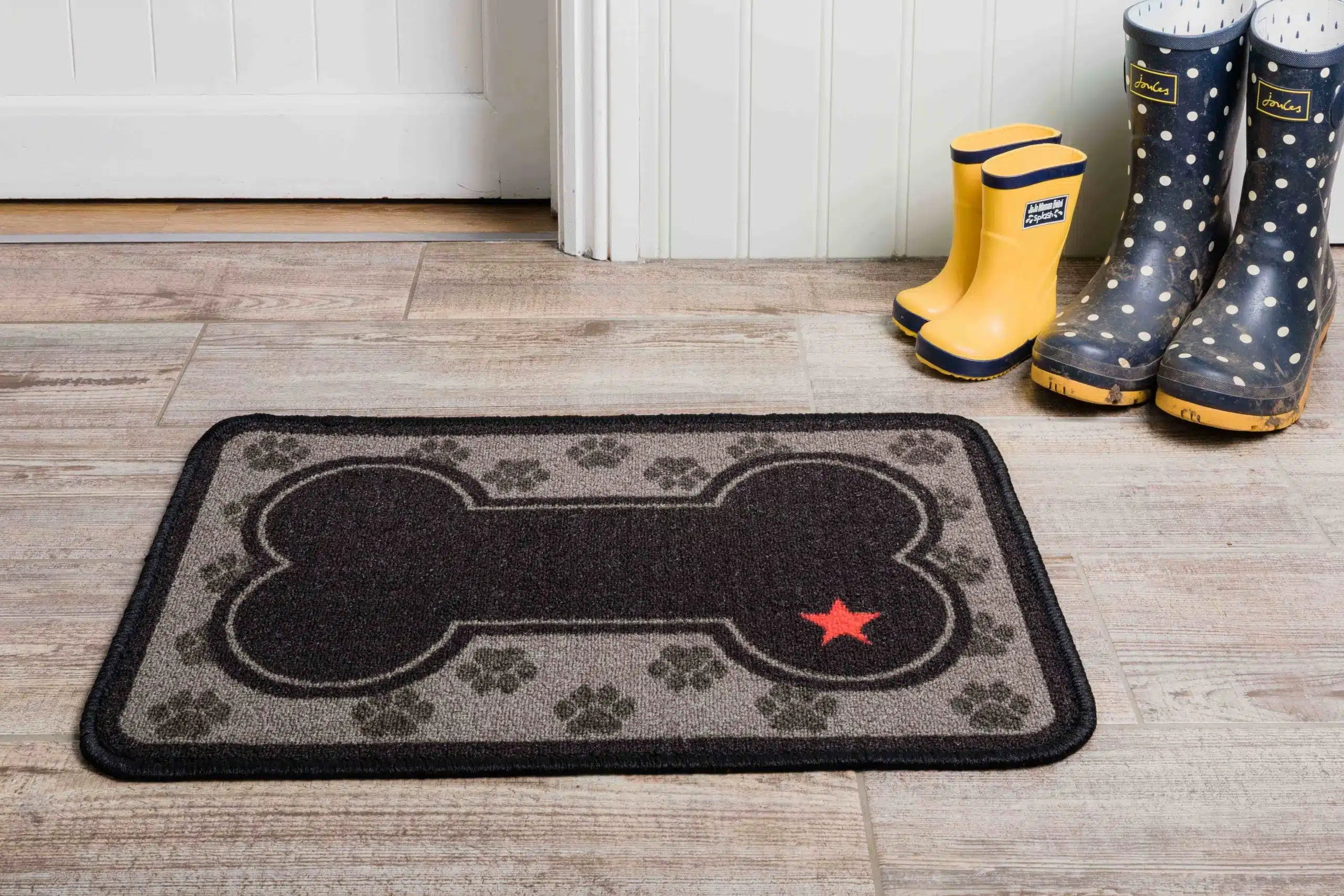 Absorbent Dinner Mat with Little Paws