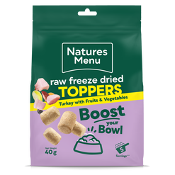 Natures Menu Turkey Raw Freeze-Dried Toppers