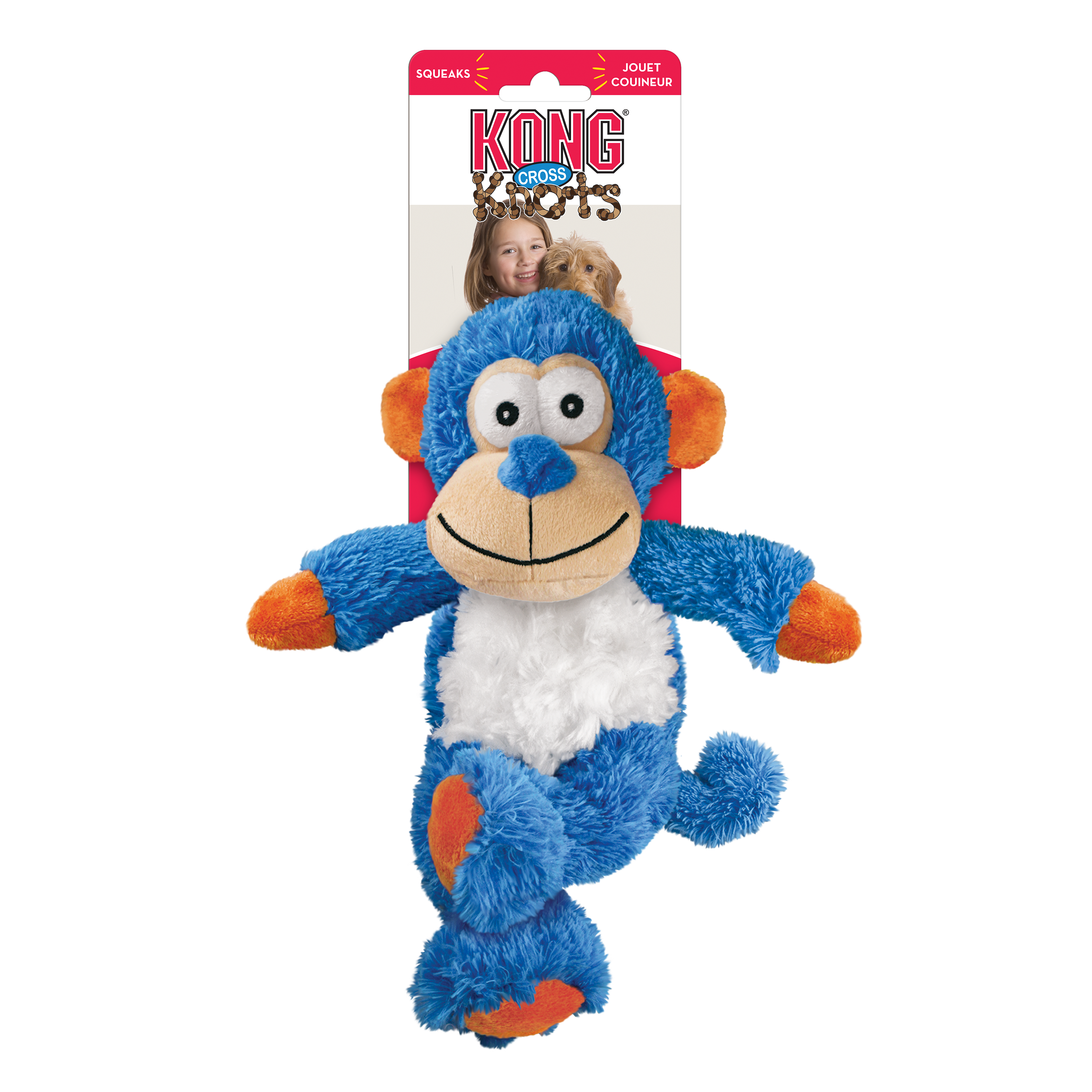 KONG Cross Knots Monkey Dog Toy