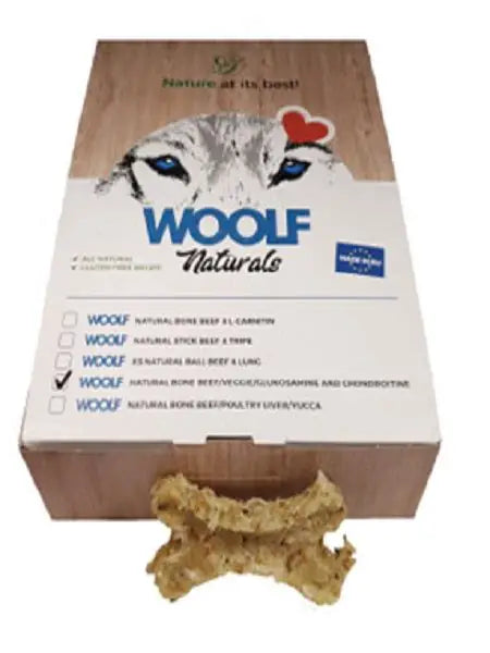 Woolf Natural Bone with Beef, Vegetables, Glucosamine, and Chondroitin