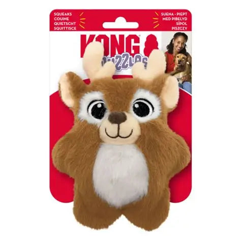 KONG Snuzzles Squeaky reindeer Dog Toy