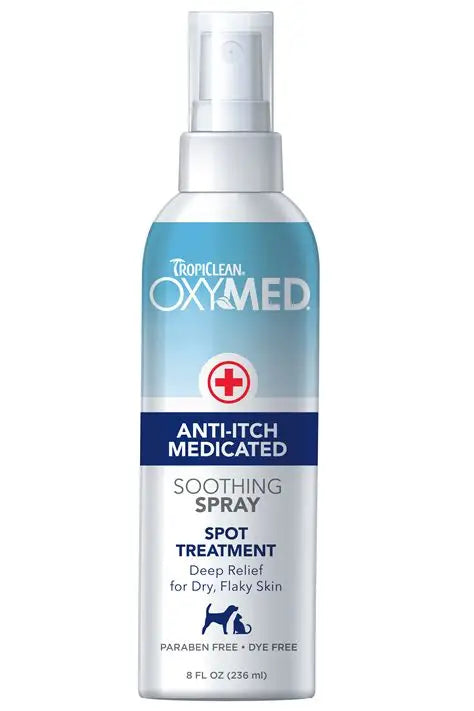 TropiClean OxyMed Anti-Itch Medicated Soothing Spray