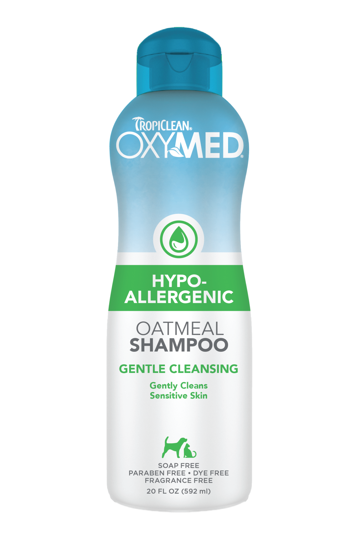 TropiClean OxyMed Hypo-Allergenic Oatmeal Shampoo