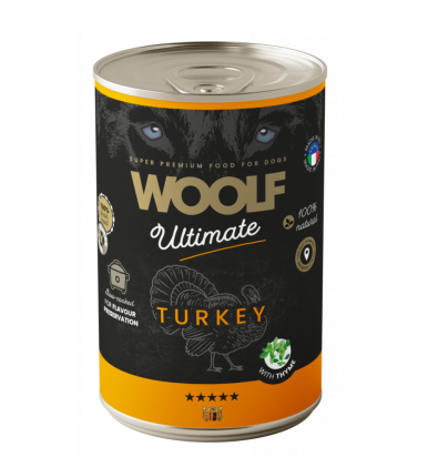 Woolf Turkey Canned Wet Dog Food