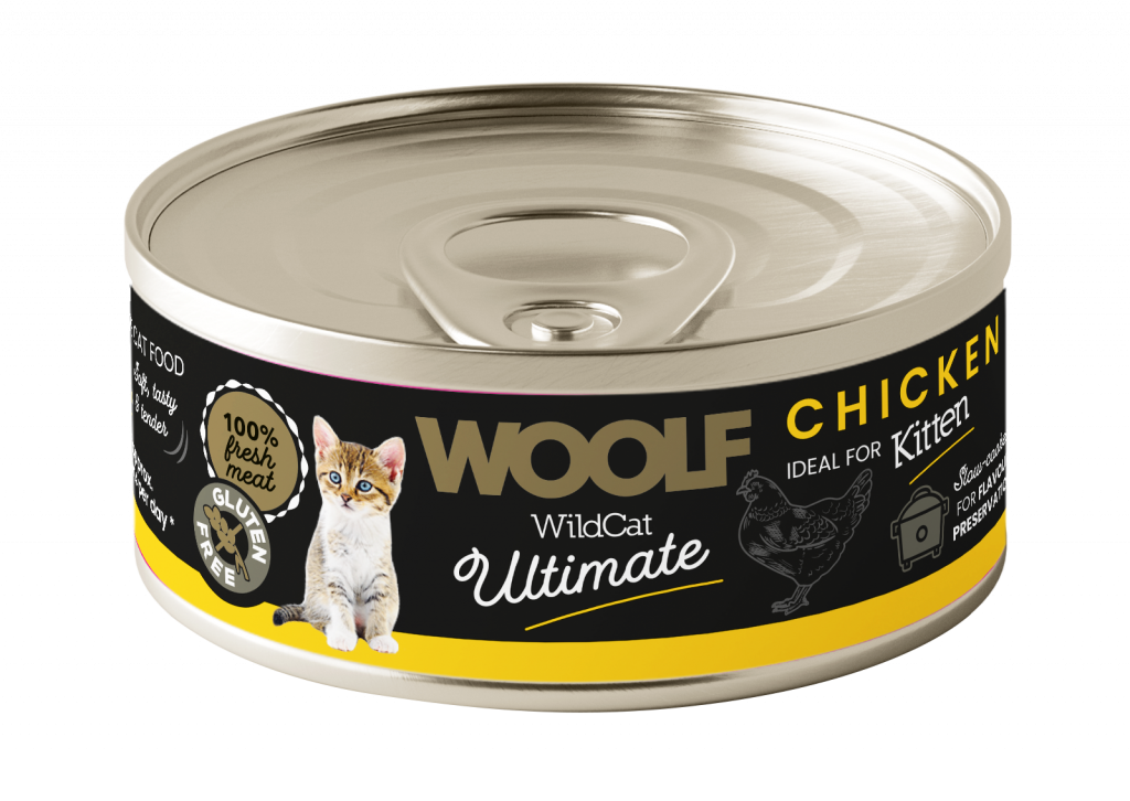 Woolf Wildcat Ultimate Kitten Wet Food -  Chicken