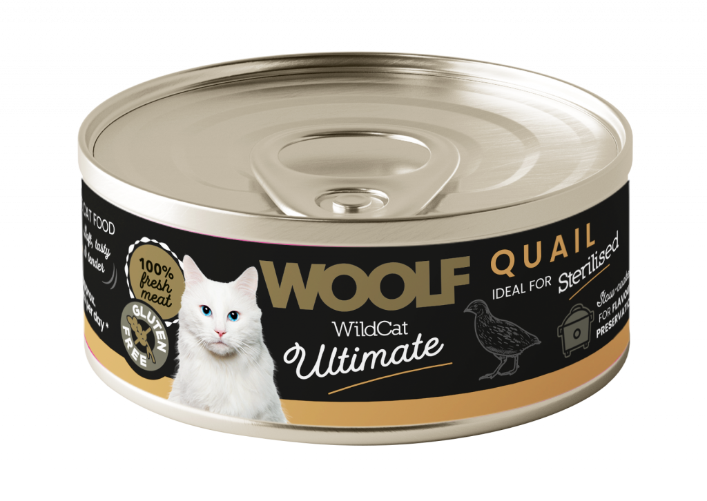 Woolf Wildcat Ultimate Wet Cat Food - Quail