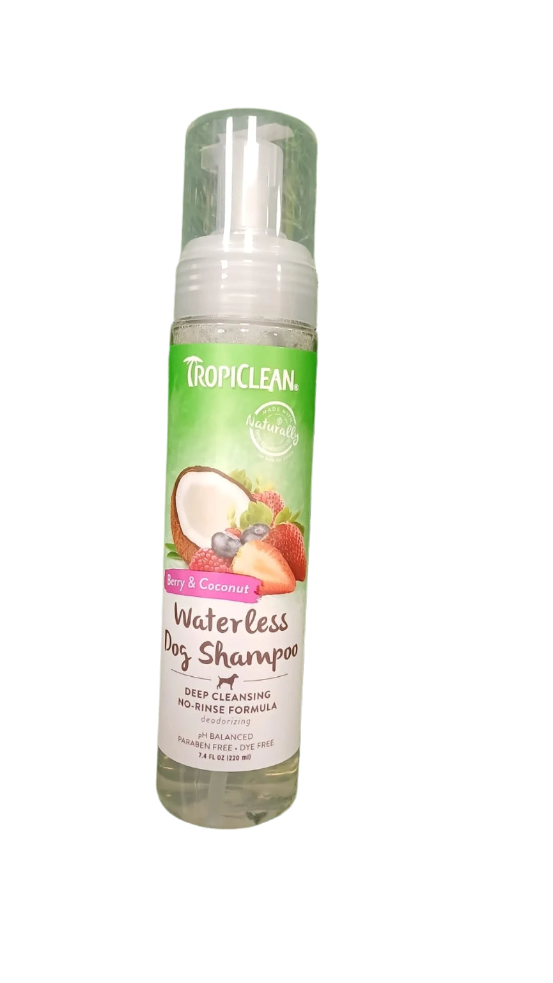 TropiClean Waterless Dog Berry & Coconut Shampoo
