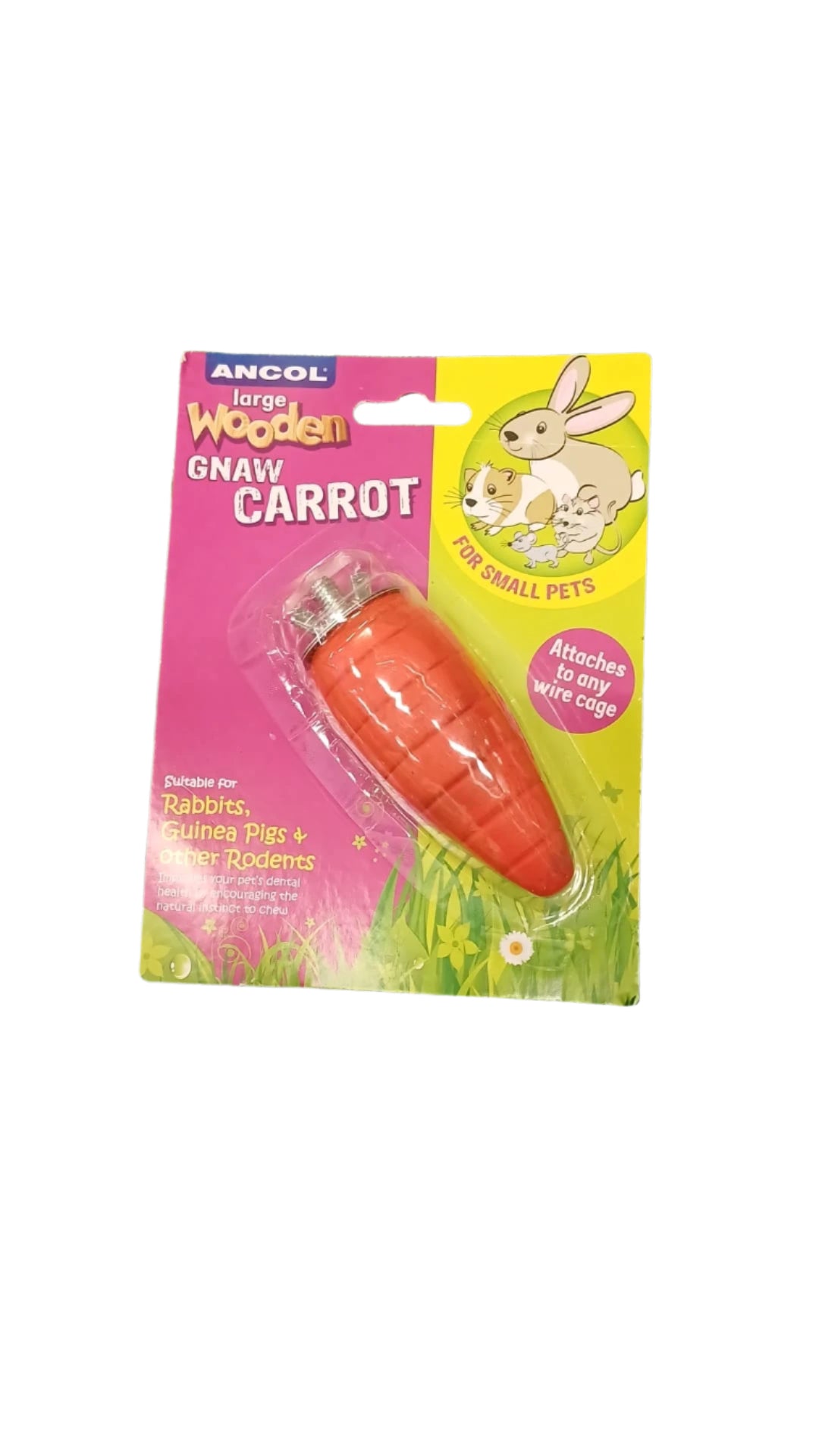 Wooden Gnaw Carrot