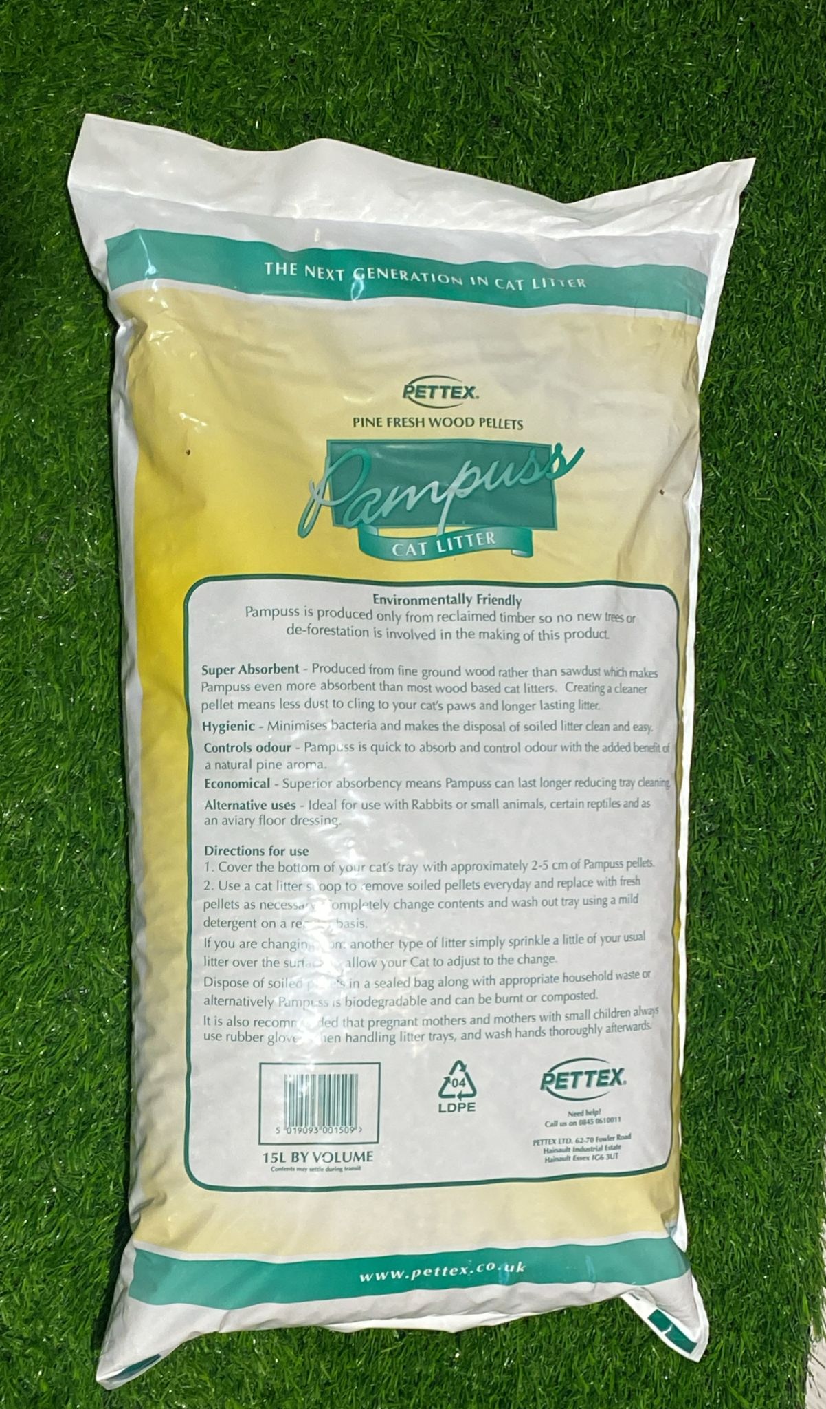 Pampus Wood Pellet Cat Litter