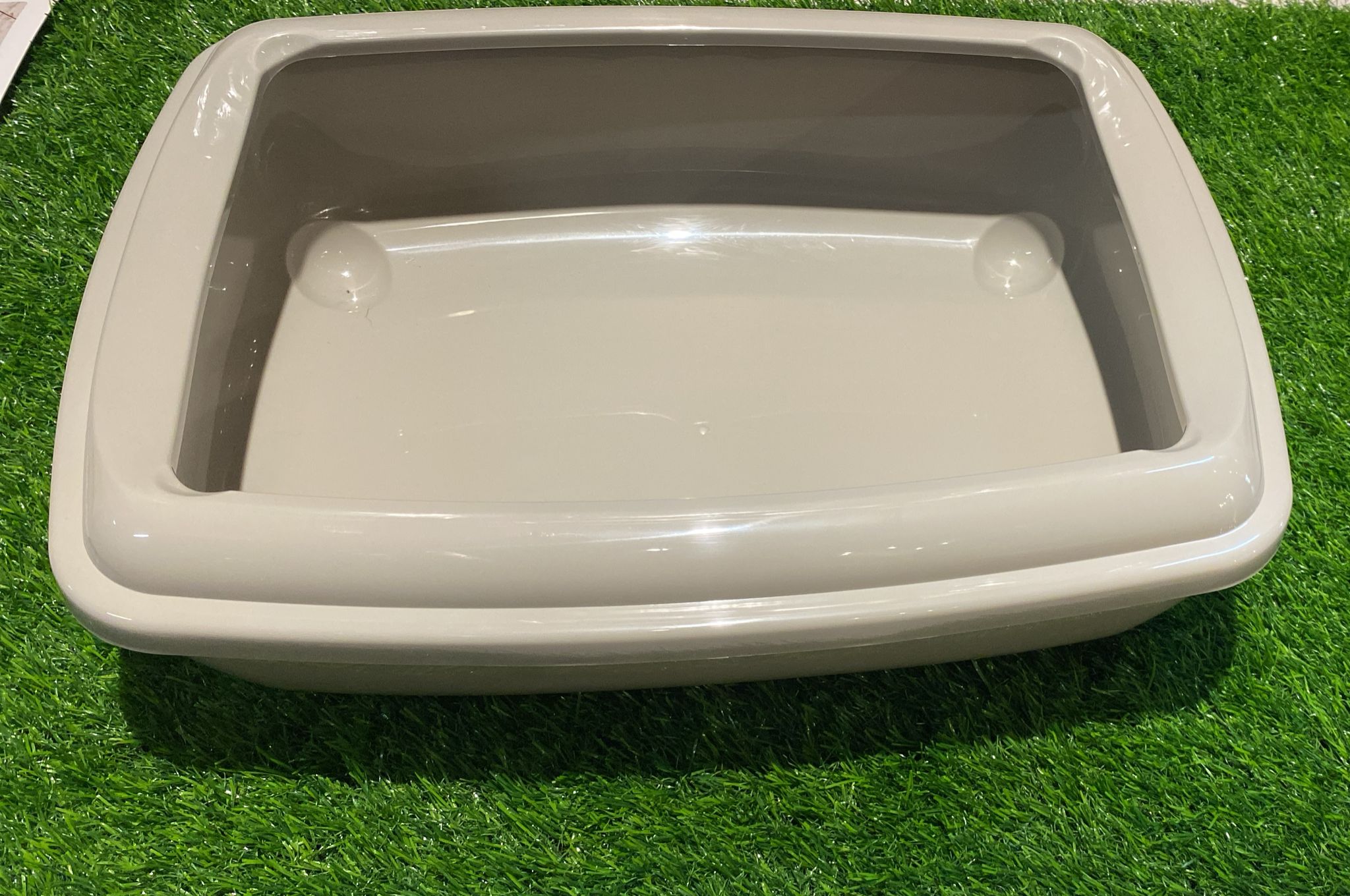 Grey Cat Litter Tray