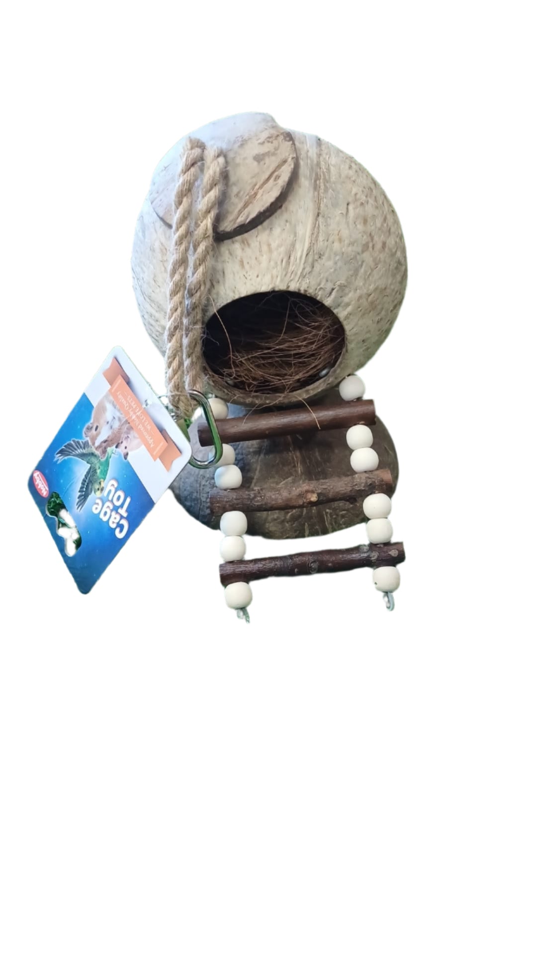 Coconut Cage Toy For Birds