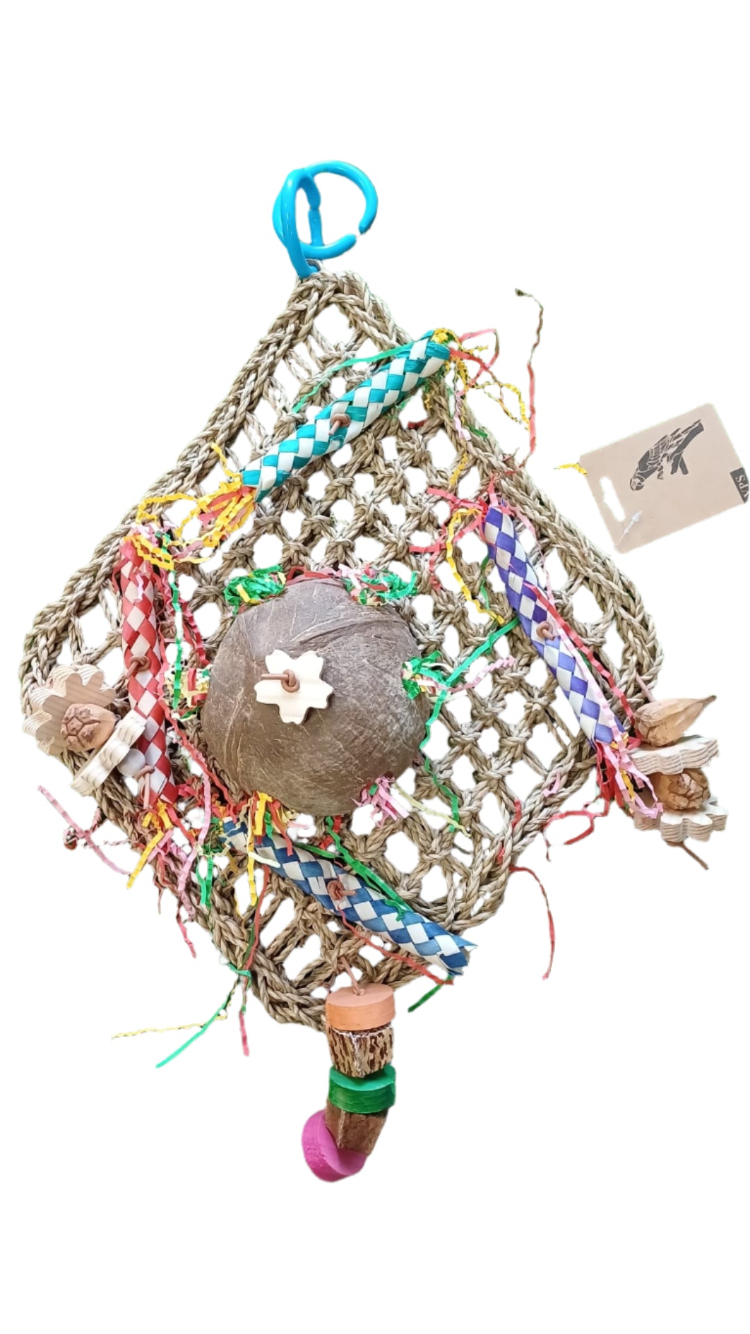 Bird Coconut Cage Toy