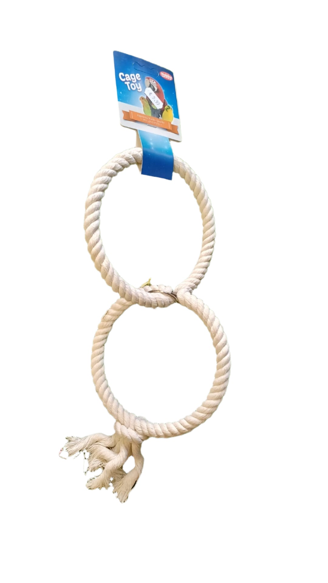 Rope Ring Bird Cage Toy