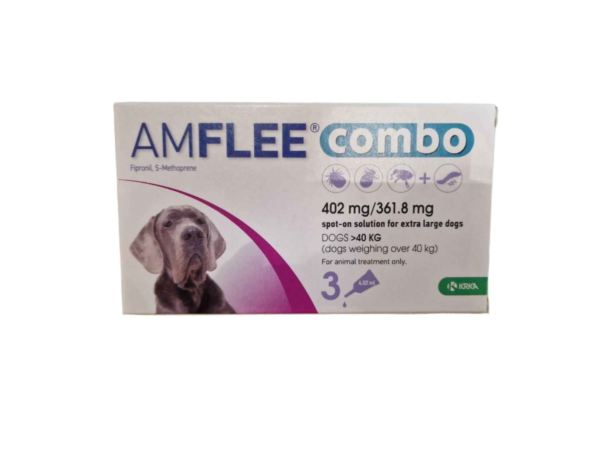 Amflee Combo Spot On For Dogs over 40kg