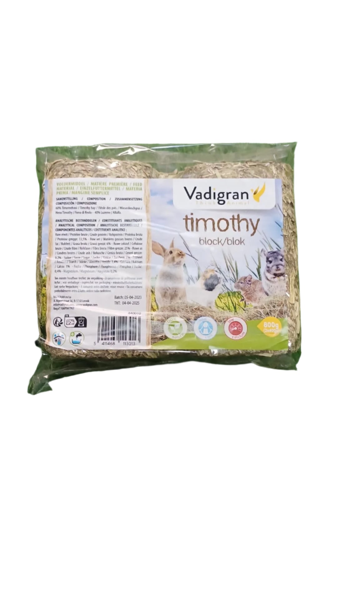 Vadigran Timothy Hay Block for Small Animals