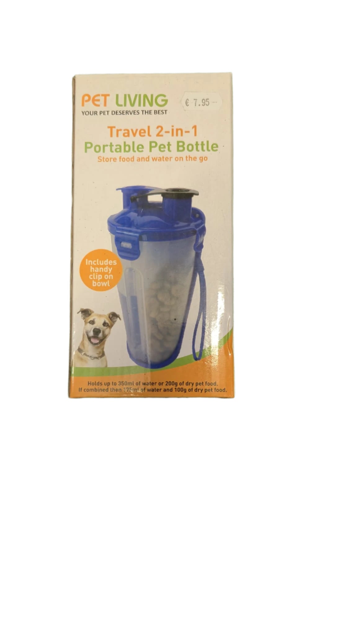 Travel 2-in-1 Portable Pet Bottle