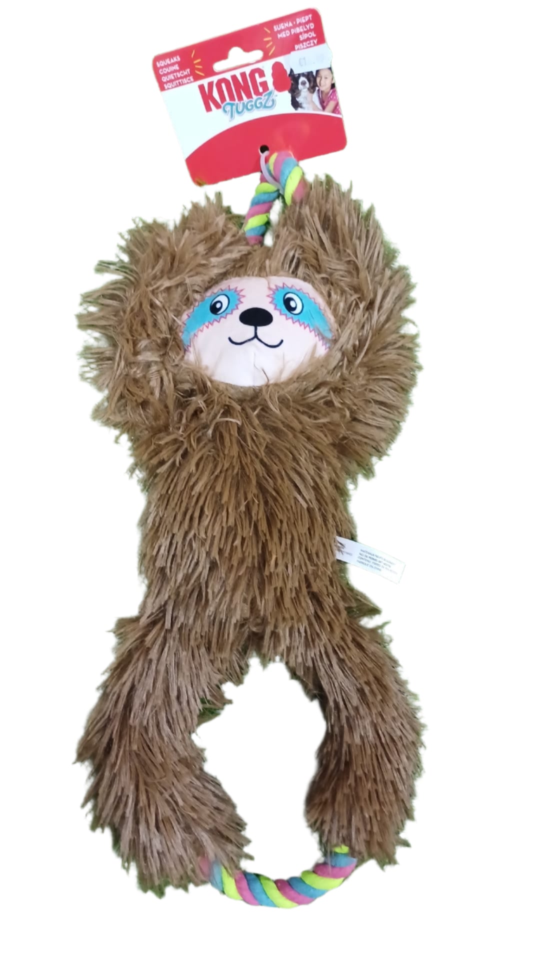 KONG Tuggz Sloth Toy
