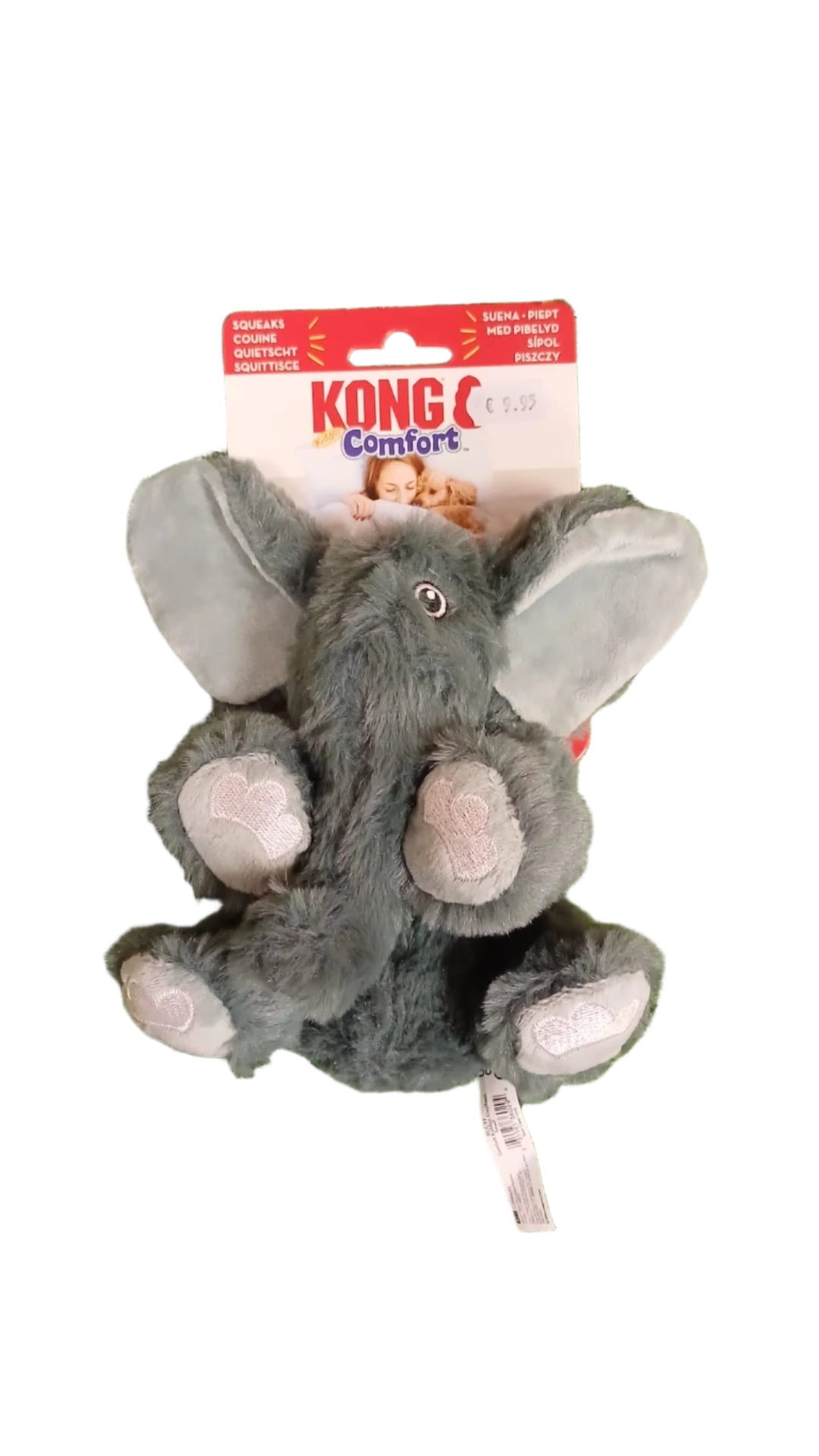 KONG Comfort Elephant Plush Toy