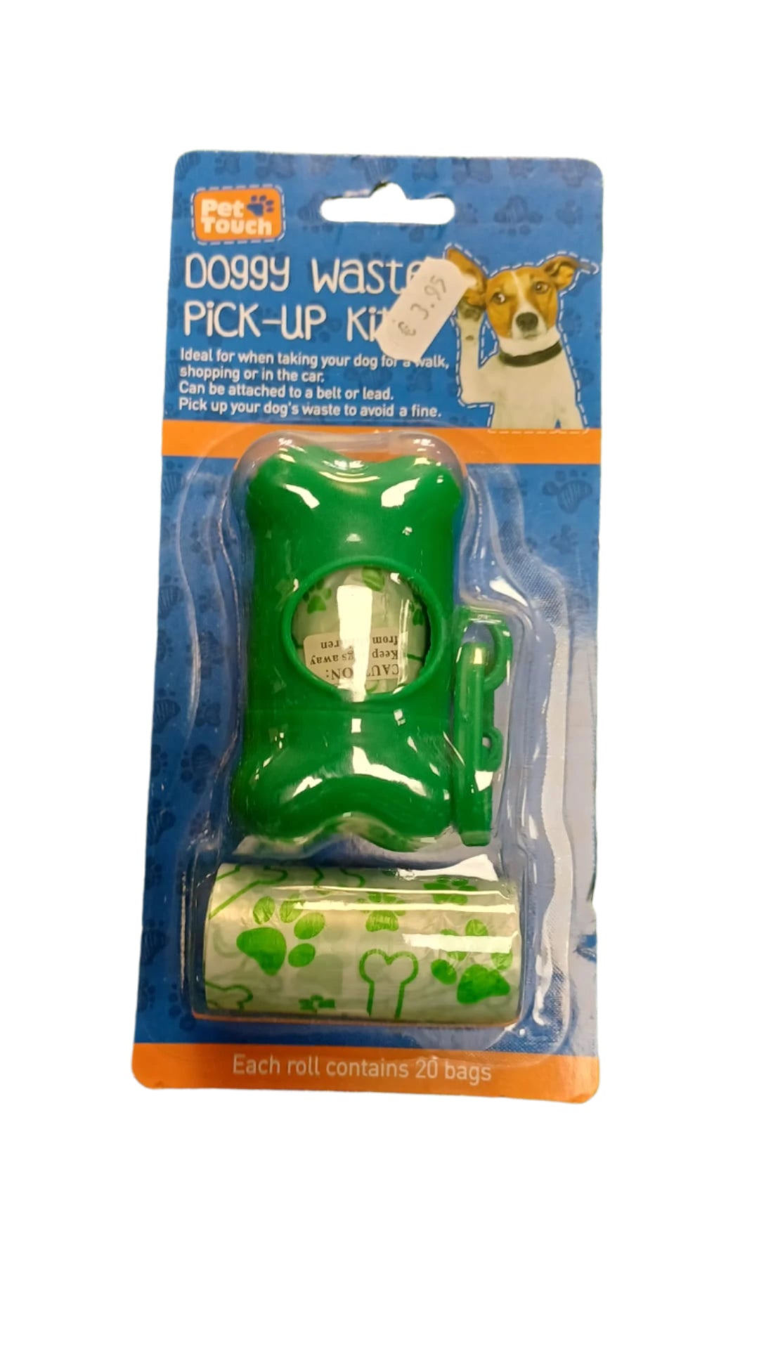 Pet Touch Doggy Waste Pick-Up Kit,