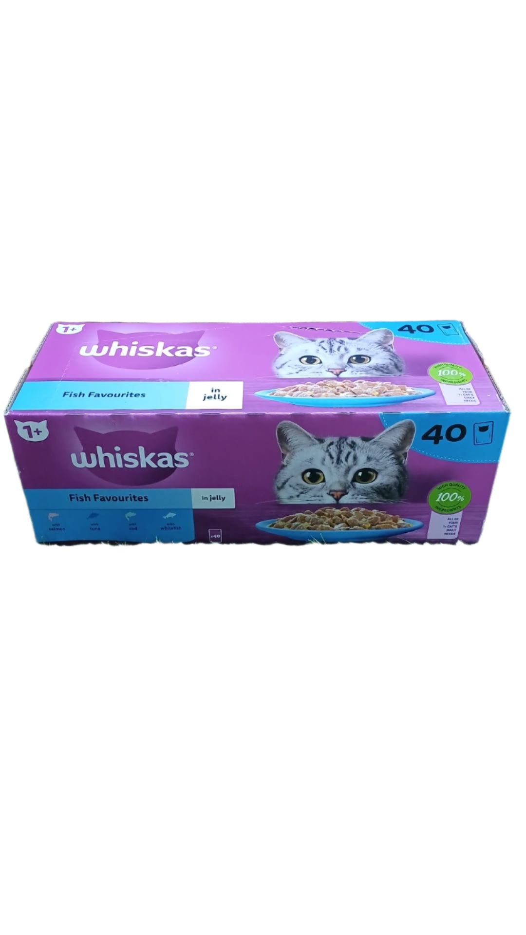 Whiskas Fish Favourites in Jelly Cat Food Pack,