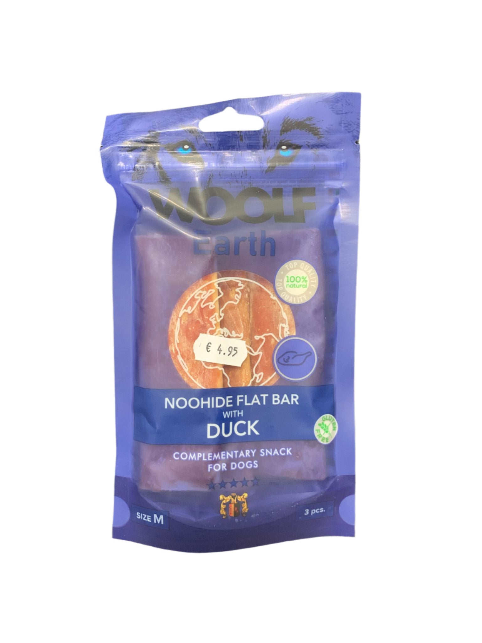 Woolf Earth Noohide Flat Bar with Duck