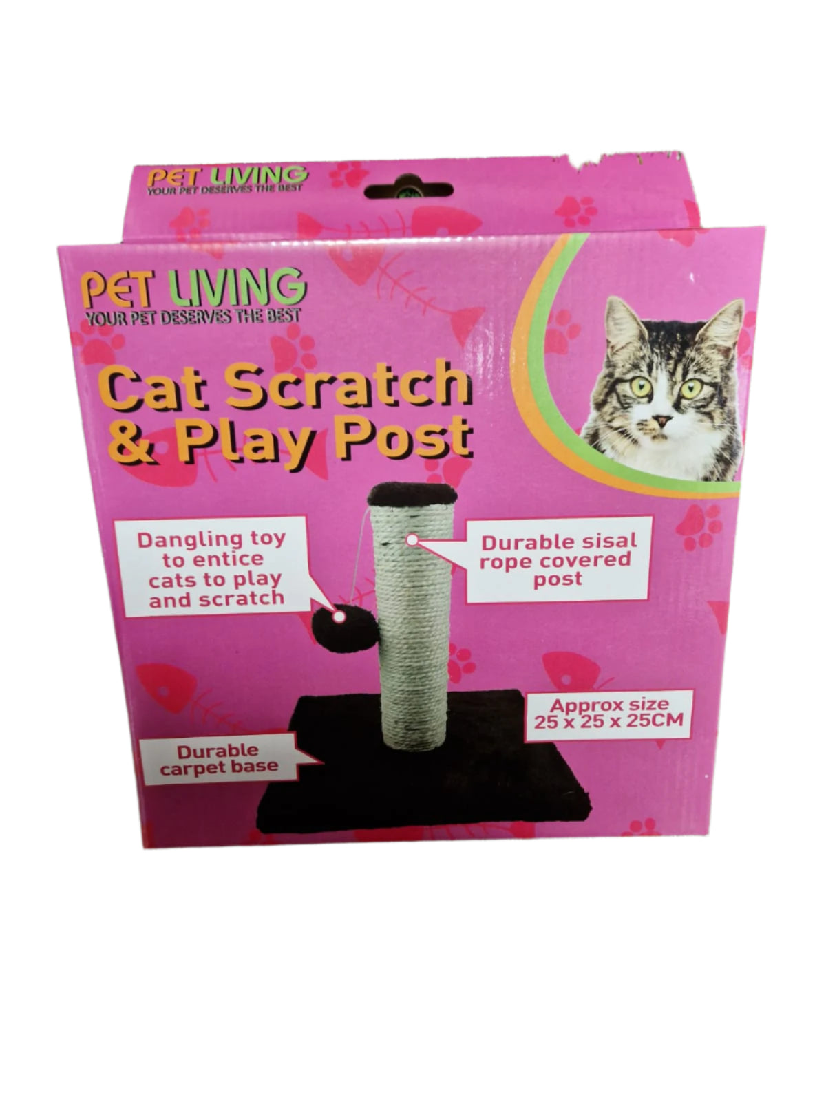 Pet Living Scratch and Play Post