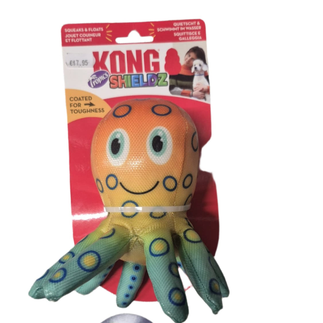 KONG Shieldz Octopus Dog Toy