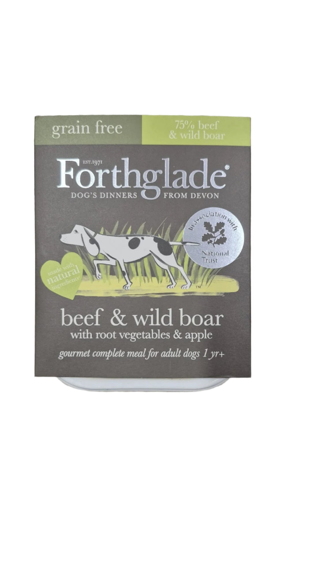 Forthglade Grain-Free Beef & Wild Boar  Wet Dog Food