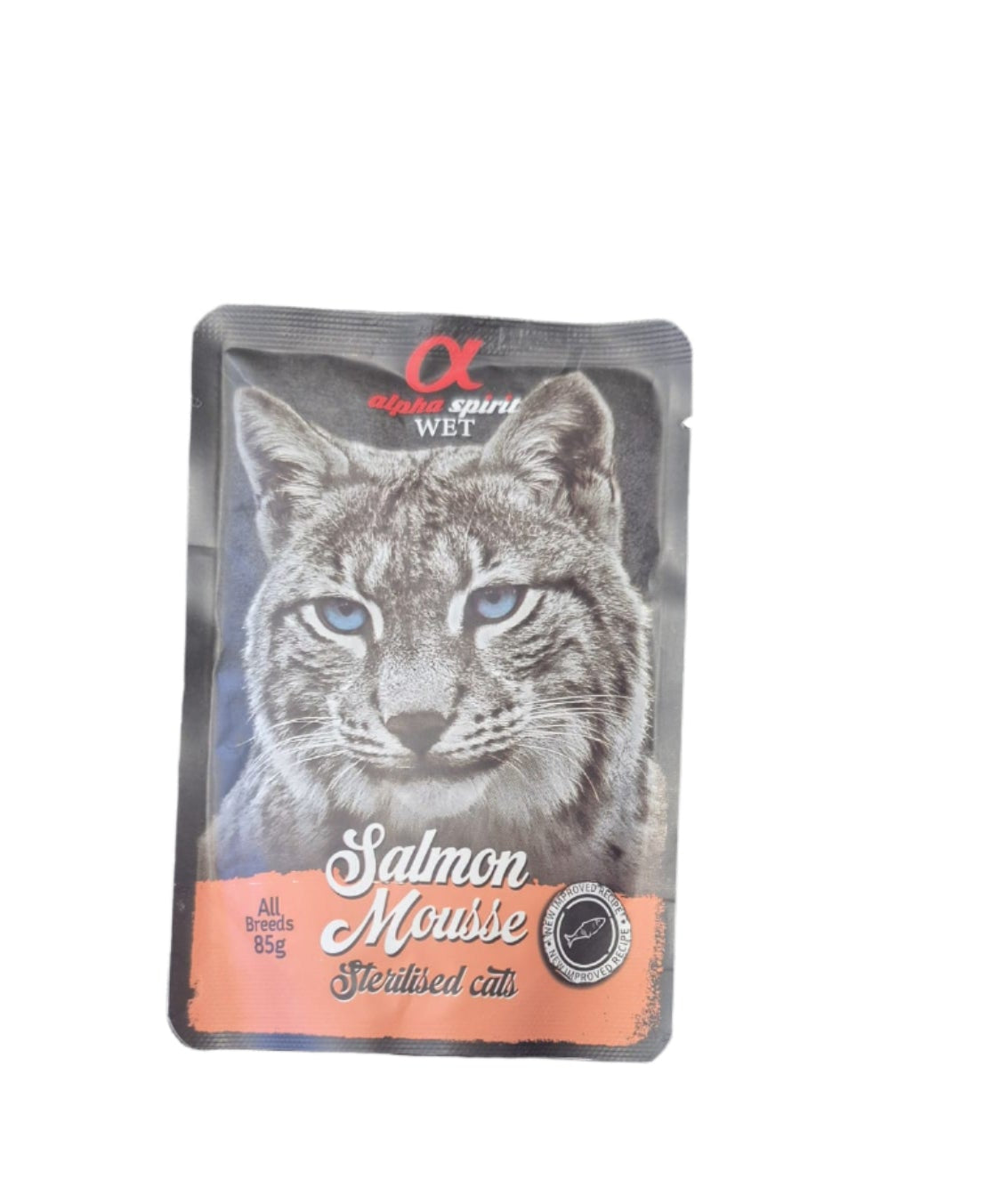 Alpha Spirit Wet Salmon Mousse for Cats